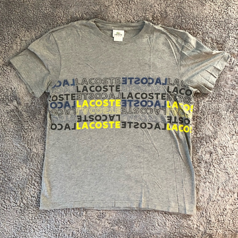 Lacoste Gray Short Sleeved T-shirt